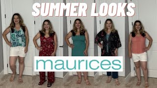 MAURICES TRY ON HAUL | SUMMER TRANSITIONING TO FALL | SUMMER LOOKS | SUMMER LAYERING PIECES