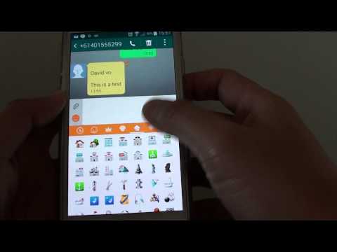 Samsung Galaxy S5: How to Insert Smiley Icons / Symbols into a Text Message