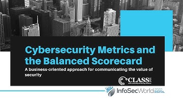 Cybersecurity Metrics and the Balanced Scorecard