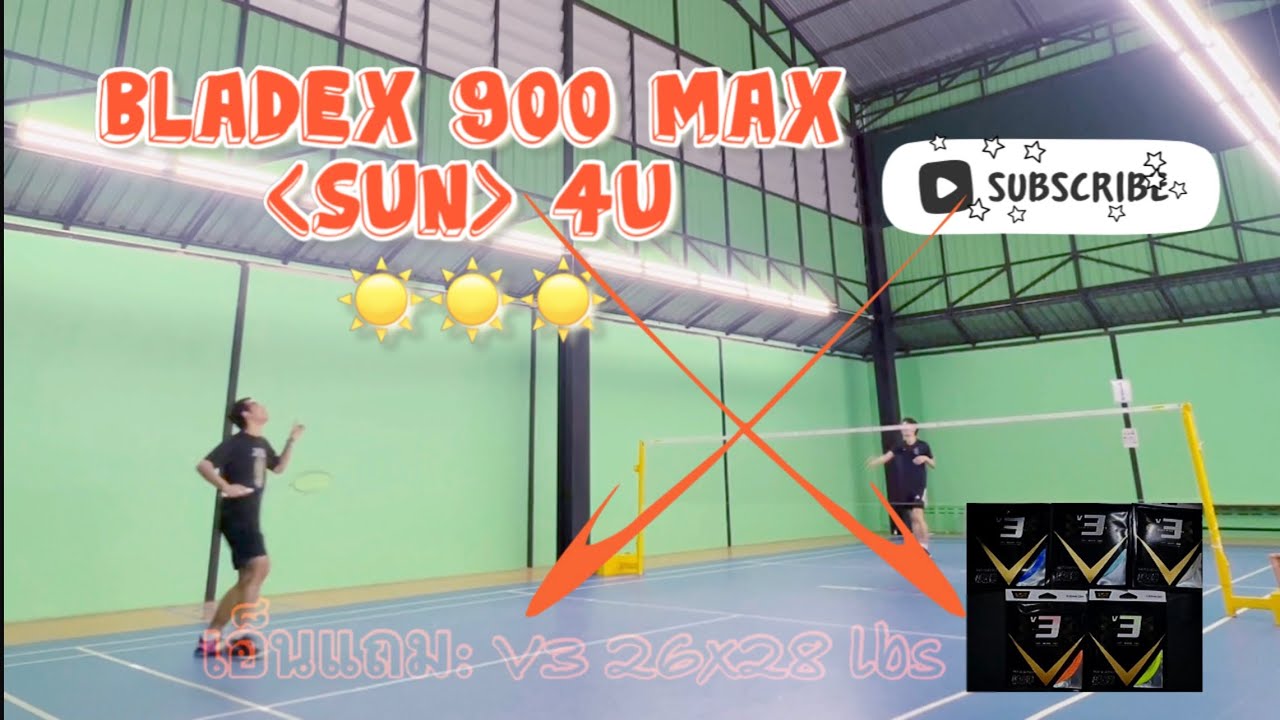 Mini-Test Lining-BladeX 900 (SUN) 4u (ENG sub) - YouTube