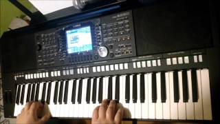 Video thumbnail of "Akcent - Królowa Nocy  Instrumental Keyboard Cover YAMAHA PSR S950 [DISCO POLO]"