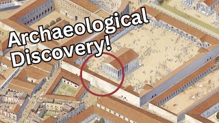 Newest archaeological site in Rome under a hotel!