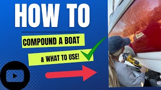 Simple Way To Buff A Boat! by Zippy Marine Restorations 1,406 views 2 months ago 7 minutes, 42 seconds