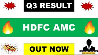 HDFC AMC Q3 Results 2024 | HDFC Amc Results Today | HDFC Amc Results | HDFC Amc Share Latest News