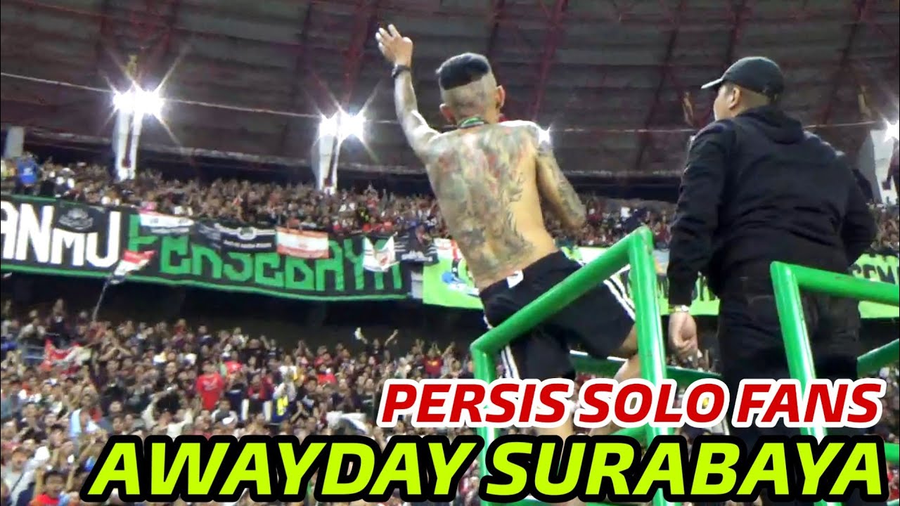 Aksi Pasoepati Surakartans Persis Solo awaydays surabaya, persebaya