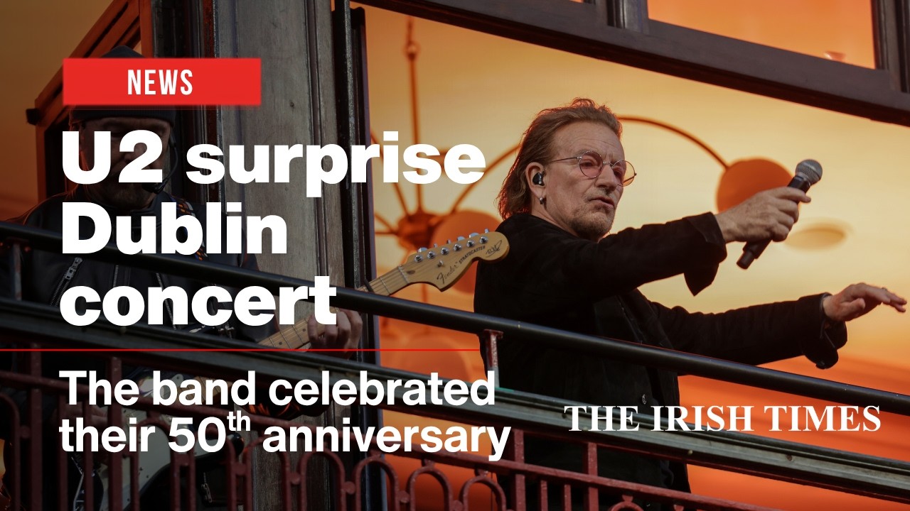 U2 Play Surprise Grafton Street Gig for Their 50th Anniversary
