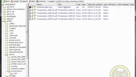 Create and populate folders