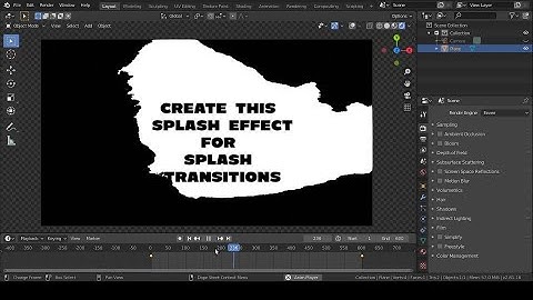 Blender Tutorial | Splash Effect | Find the blend file on Gumroad
