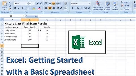 Excel-instructies: een basisspreadsheet starten