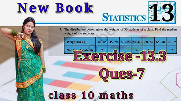 ex 13.3 Q 7 l ch 13 l statistics l class 10 maths l NCERT