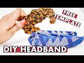 DIY KNOTTED HEADBAND FOR NON-STRETCHY FABRIC | ANKARA HEADBAND