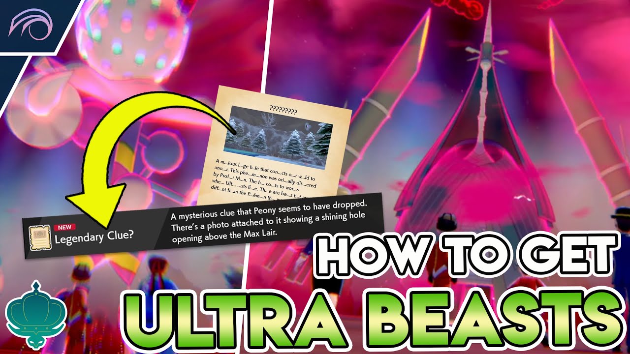 HOW TO GET THE ULTRA BEASTS UBS  LEGENDARY CLUE 4 in Pokemon Sword and  Shield The Crown Tundra DLC 
