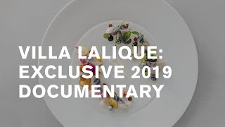 2 Michelin Star Restaurant Villa Lalique Tasting Menu 2019