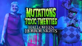 Mutations: Toxic Twenties - Scare Zone Walkthrough | HHN 2025
