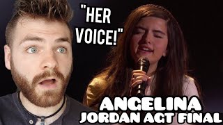 First Time Hearing Angelina Jordan 'Someone You Loved' | America's Got Talent Finals | Reaction