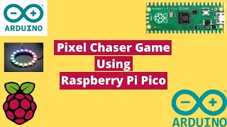 Pixel Chaser Game using Raspberry Pi Pico #raspberrypi #raspberrypipico #neopixel