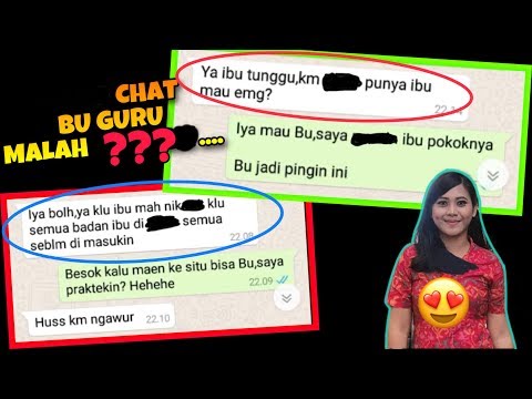 MERAYU MANTAN IBU GURU CANTIK MALAH BERAKHIR WIK WIK DENGAN MURIDNYA !! Prank Chat Whatsapp