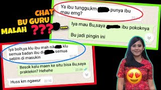 MERAYU MANTAN IBU GURU CANTIK MALAH BERAKHIR WIK WIK DENGAN MURIDNYA !! Prank Chat Whatsapp