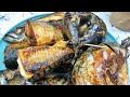 How to make smoked mackerels at home.               #Ghanaianfood#smokedmackerels#smokedfish#
