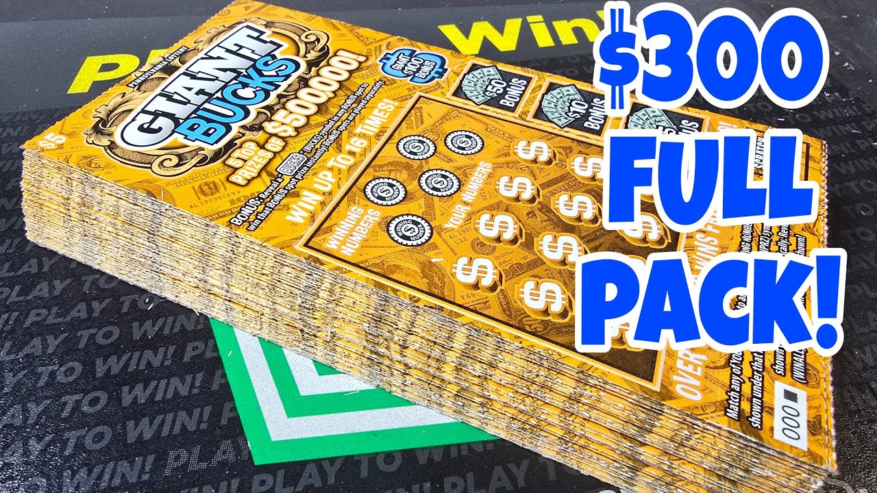 $300 OF GIANT BUCKS PA LOTTERY SCRATCH OFF TICKETS | THE ENTIRE PACK #scratchers #scratchoffs