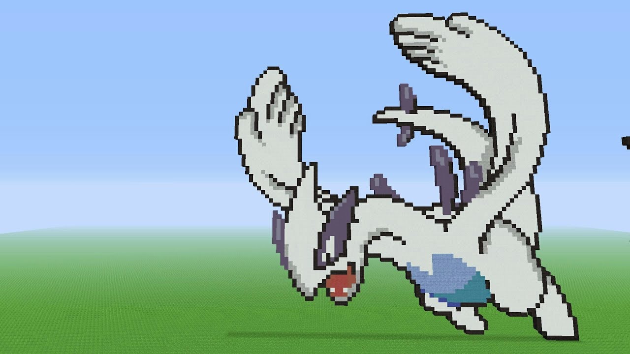 Minecraft pokemon lugia 'time lapse' .