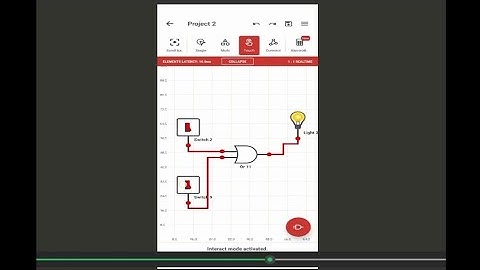 Implementation of Flip-flops and Logic gates using Logic circuit Simulator Pro Android app.