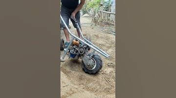 Xe rùa tự chế cực mạnh sử dụng động cơ máy cắt cỏ