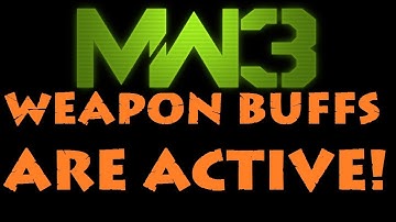 MW3: Weapon Buffs Only NOW Applied Via Hotfix (MP5, UMP, PM9, AK47, FAD, M16)