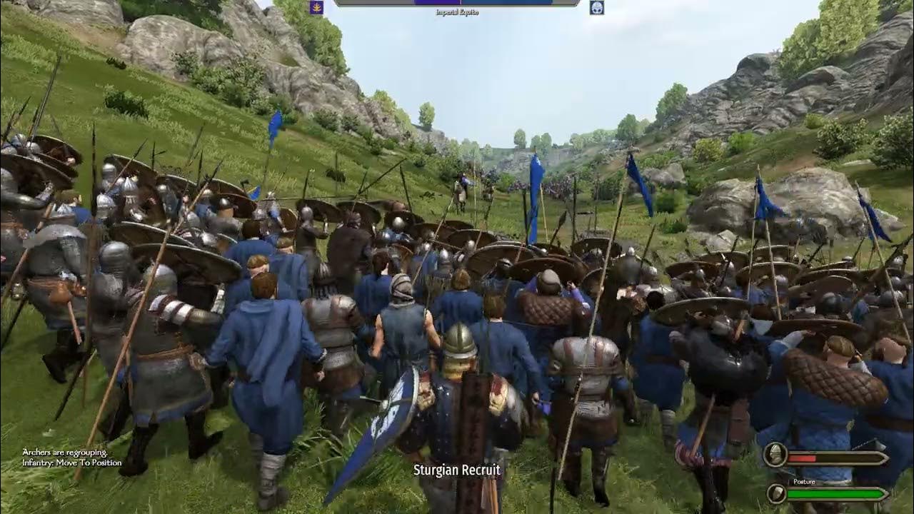 Mount and Blade 2 Bannerlord realistic Battle Mod. Battle ai