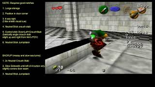 OoT Door of Time Skip Lunge Storage  Fast Setup (with backup)