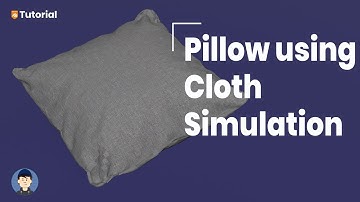 How to make a pillow using cloth simulation in Blender [3.3] | 3D Modeling