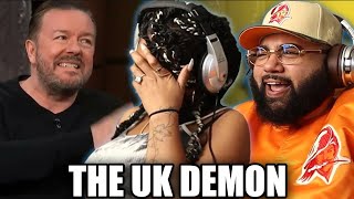 Ricky Gervais IS A WILD BOY! -  Making People Upset for 10 Minutes - BLACK COUPLE REACTS