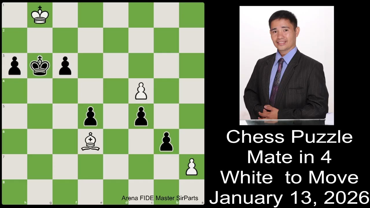 Шахматная задача, мат в 4 секунды