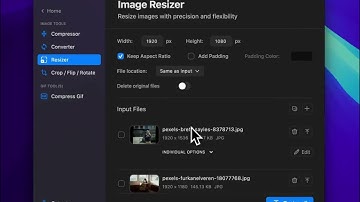 TOOL NO 15: Image resizer | Pimosa app | Resize images to any resolution demo | macOS and Windows