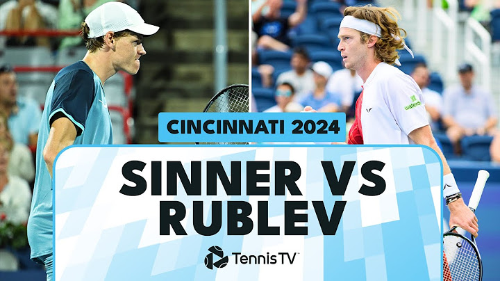 Jannik Sinner vs Andrey Rublev Rollercoaster Match Highlights | Cincinnati 2024