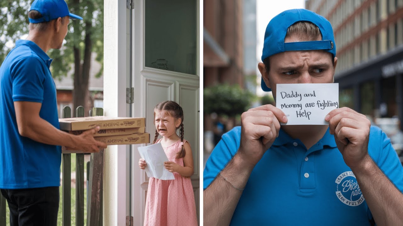 Pizza delivery man receives a tip with a note and decides to act ...