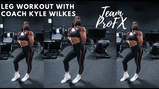 LEG WORKOUT WITH COACH KYLE WILKES | Gymshark try on