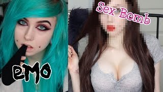 From EMO to S*X BOMB | TOTAL TRANSFORMATION