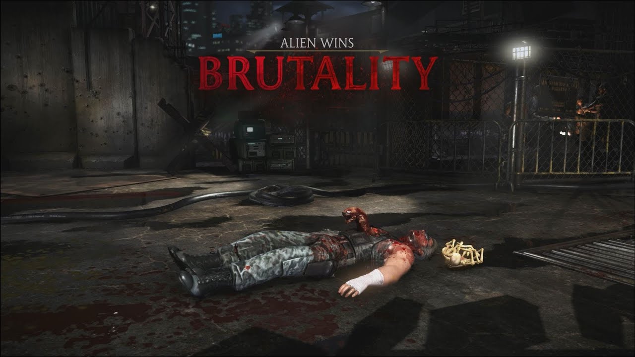 Mortal Kombat XL - Alien: Alien Baby Brutality (Johnny Cage)