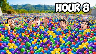 Last to Leave Ball Pit Swimming Pool  Challenge