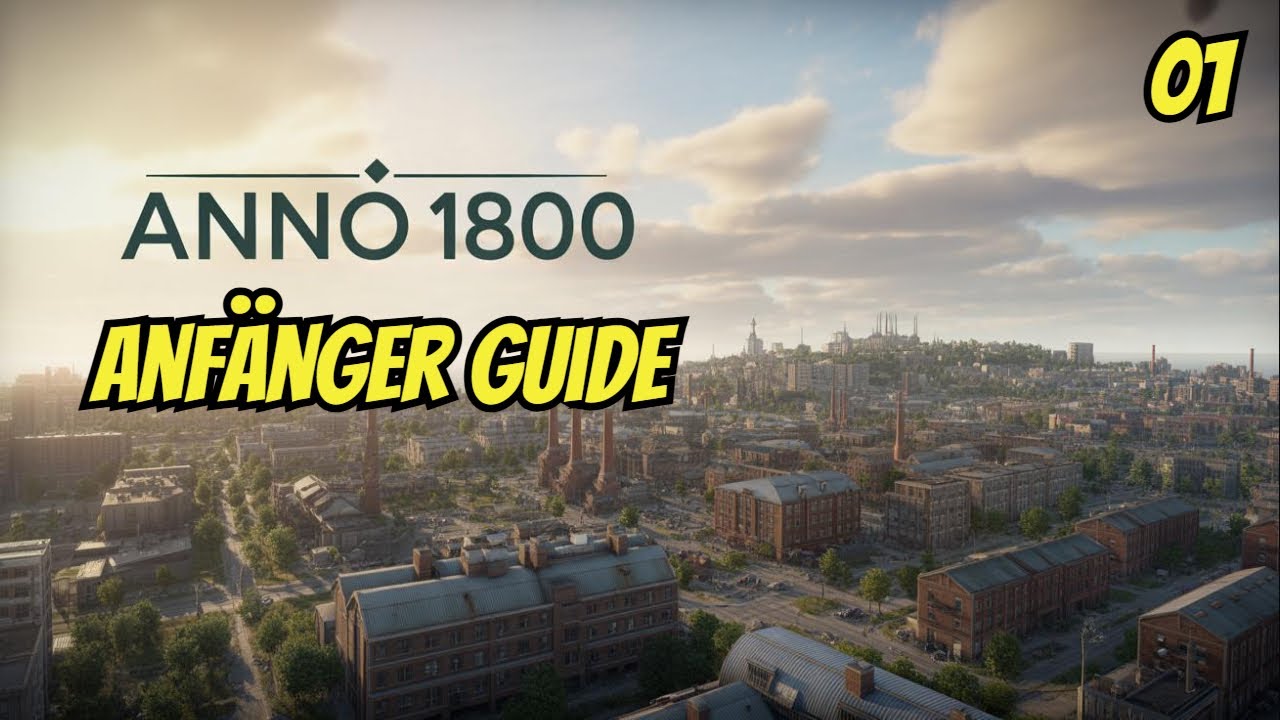Anno 1800 Basisversion im Jahr 2025 - Der komplette Anfänger Guide PC & Konsole - Folge 1