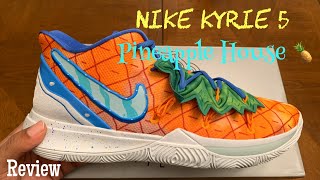 Nike Kyrie 5 Pineapple House Unboxing & Detailed Review w/McFly KOF. Spongebob House Kyrie 5 Review.