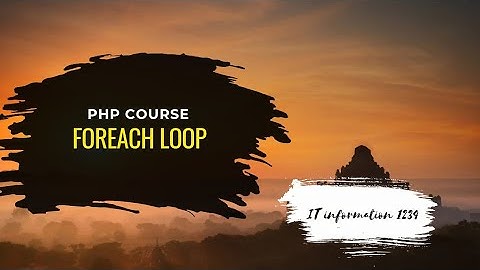 CS310 week 3 topic 19  Foreach loop |Virtual University | #viralvideo #programming #php