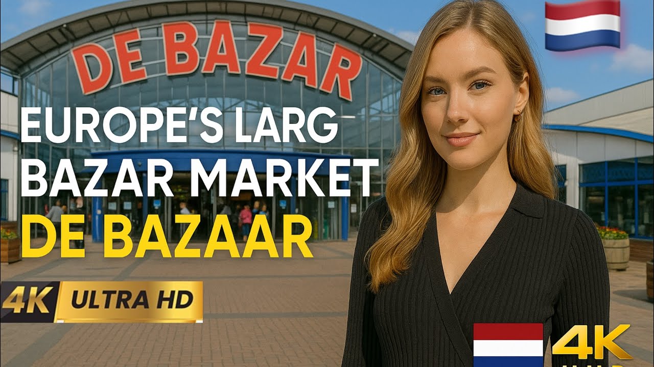 Europe’s Largest Bazar Market 🇳🇱 De Bazaar #marveler