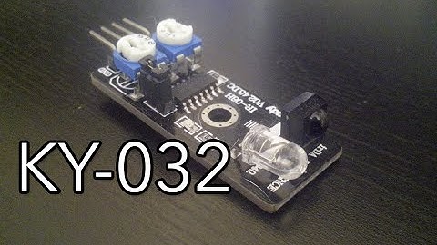 Arduino: Sensor de obstaculos por infrarrojos (KY-032 37in1 kit) | TechKrowd