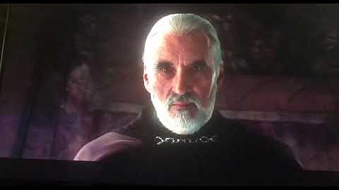Star Wars PT (Blueray) Commentary with cast, George Lucas talks about Dooku versus Yoda