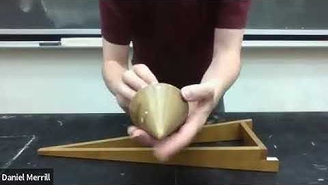 Cone Rolling Uphill - Demonstration