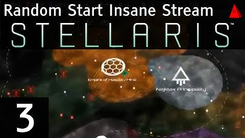 Stellaris Insane Difficulty Random Start #3 - Neighboring Scum - Twitch Stream - Wormhole