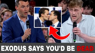 Cambridge Student CORNERS Charlie Kirk on Biblical Translation "JESUS NEVER MENTIONED IT"