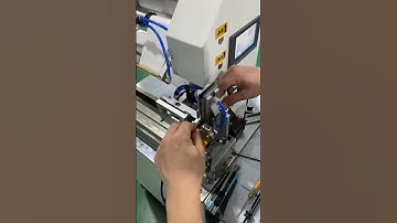 Power cord folding labeling machine